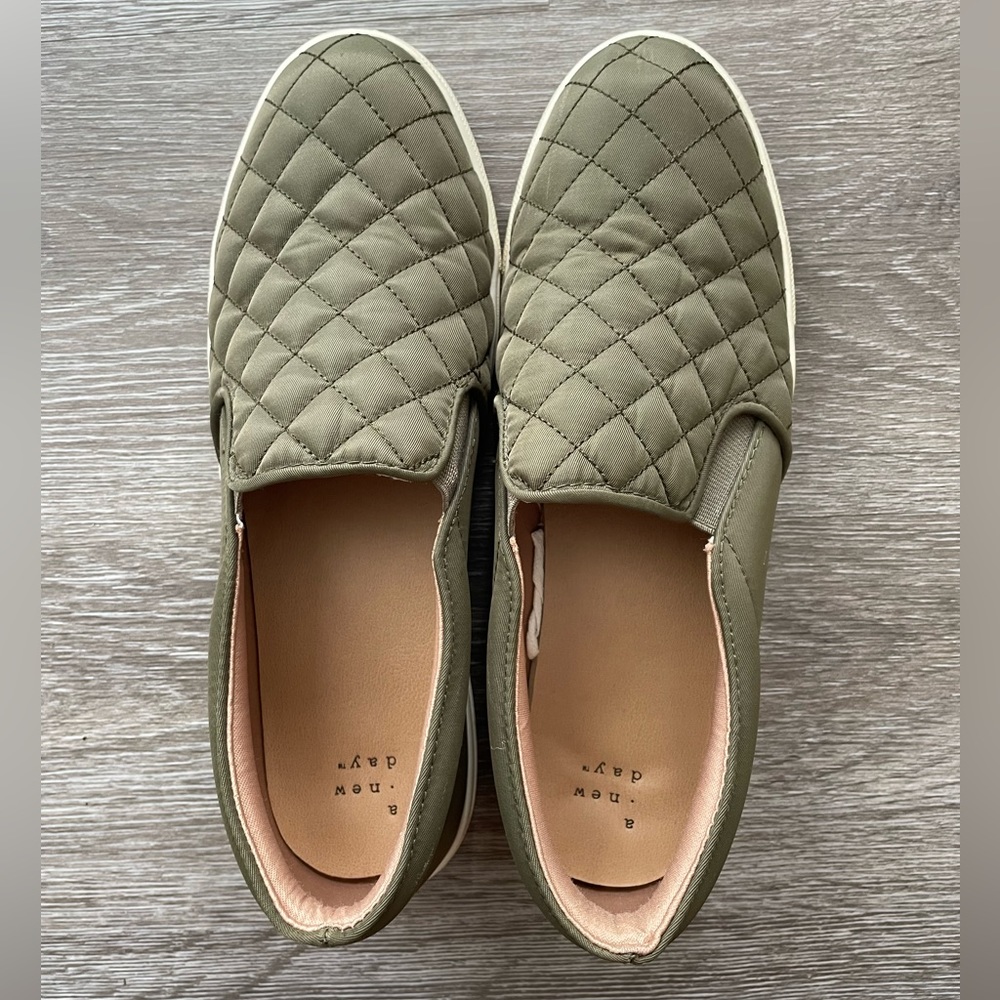 A New Day Women’s Green Slip on Sneakers